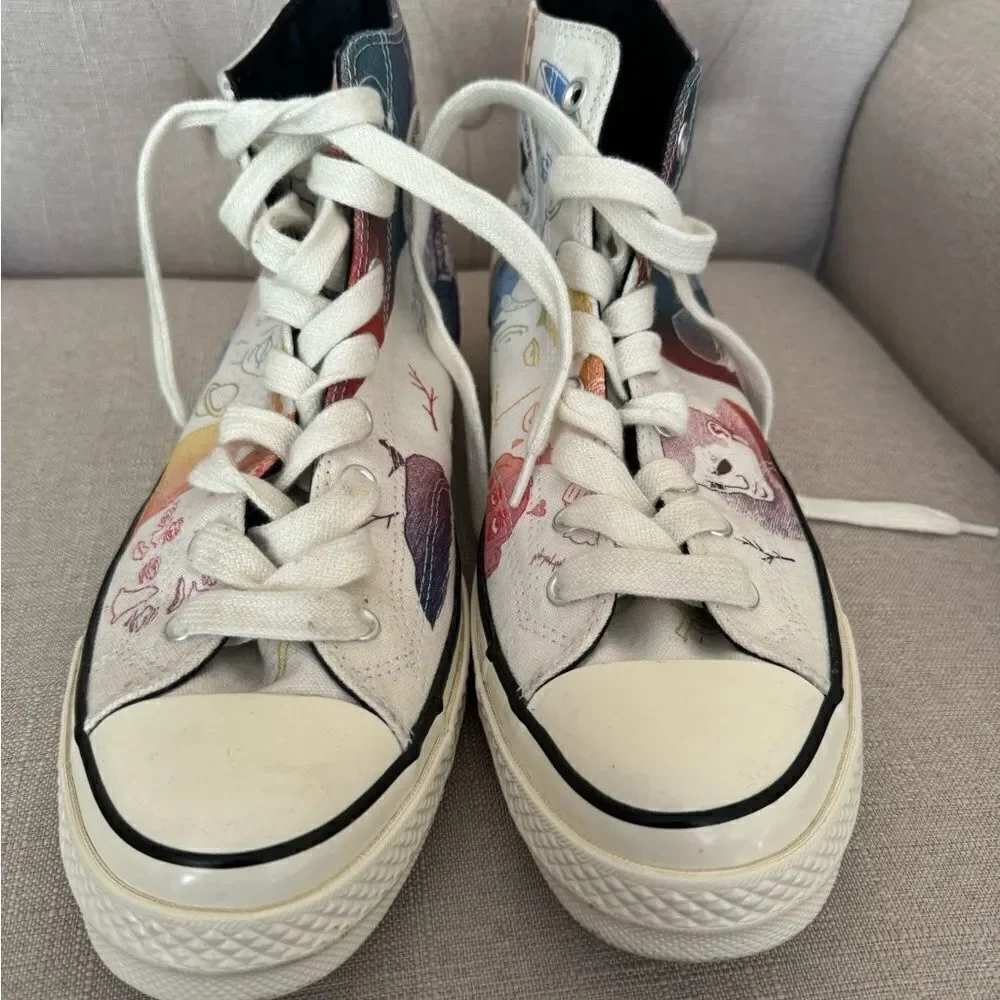 Converse Tyler the Creator Artist Series White Multicolor Size 11 - Picture 4 of 13